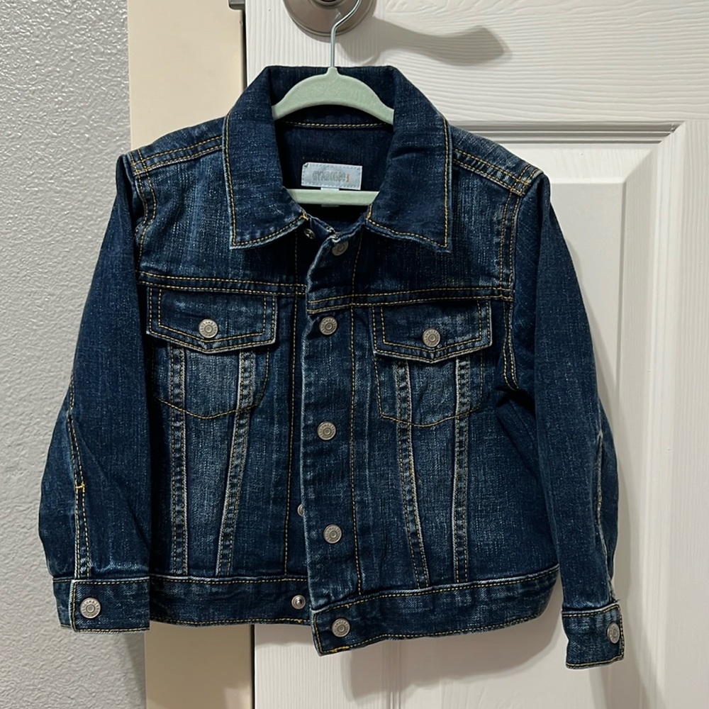 Gymboree Toddler Denim Jean Jacket 3T boy girl excellent condition like new - Picture 1 of 6
